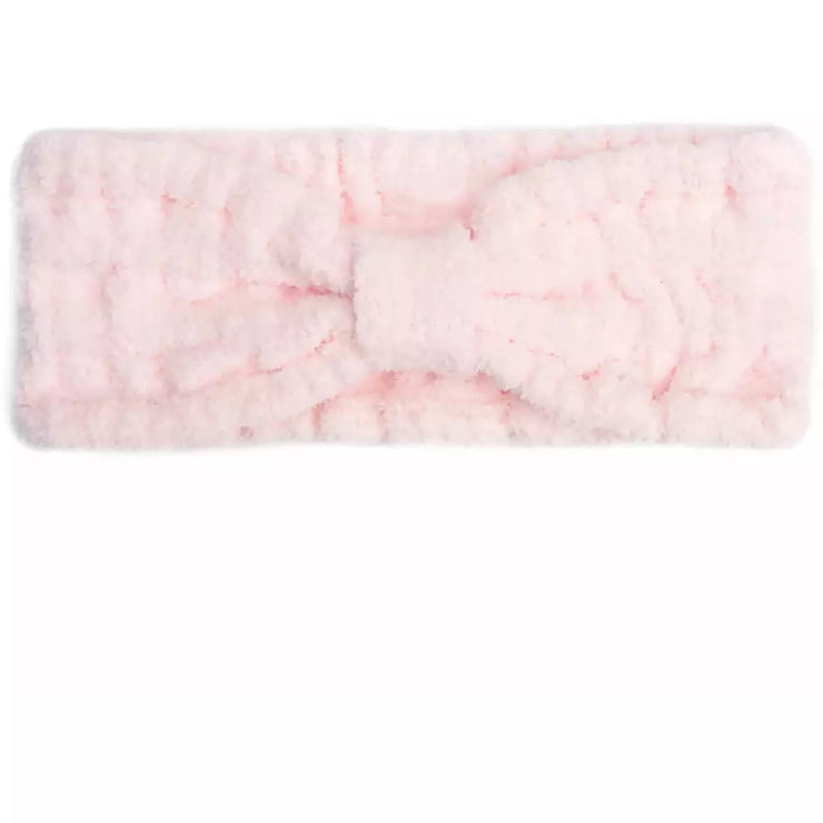 Kashwere Ultra Plush Pink Headwrap