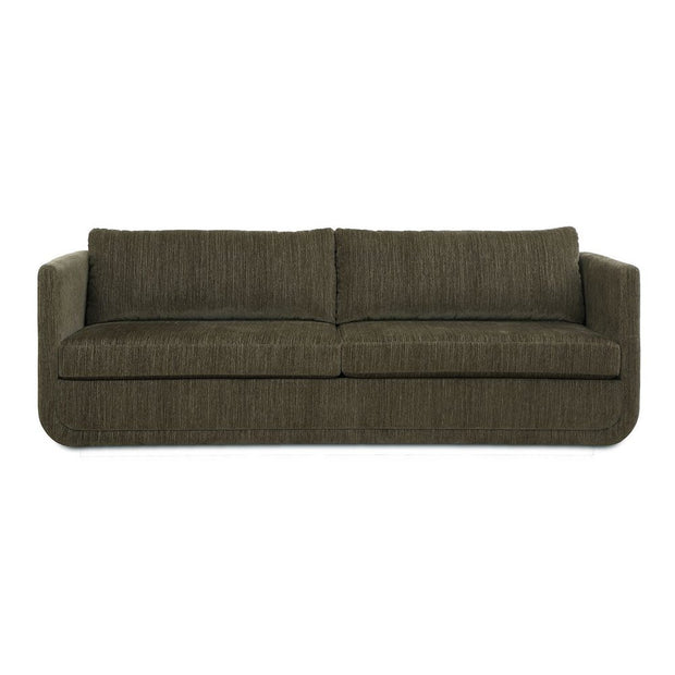 Uttermost Abound Herb Green Textured Chenille Sofa
