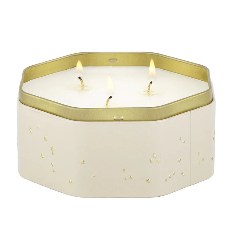 Voluspa Coconut Payaya 3 Wick Tin Octagon Candle ~ 12oz
