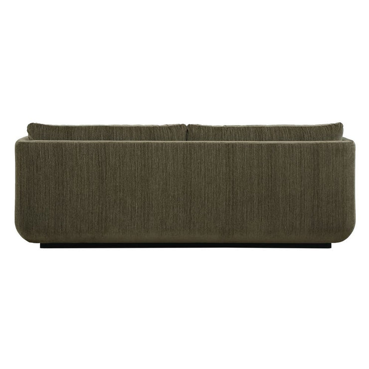 Uttermost Abound Herb Green Textured Chenille Sofa