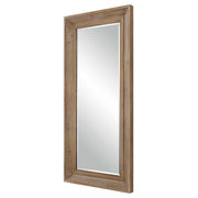Uttermost Missoula Solid Light Gray Wash Wood Mirror