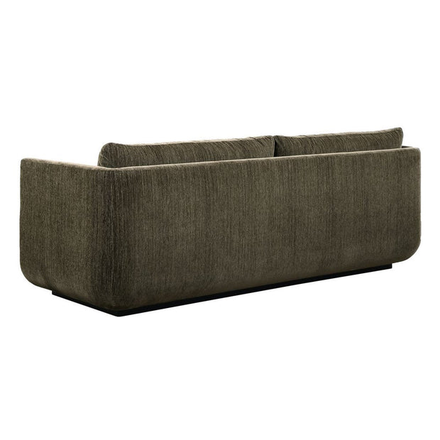 Uttermost Abound Herb Green Textured Chenille Sofa