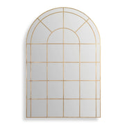 Uttermost Grantola Warm Antique Gold Leaf Arch Mirror