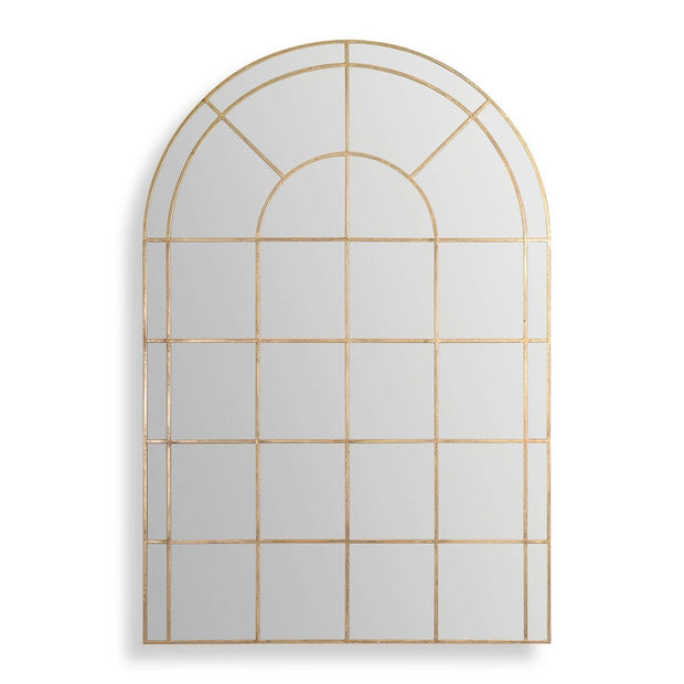 Uttermost Grantola Warm Antique Gold Leaf Arch Mirror