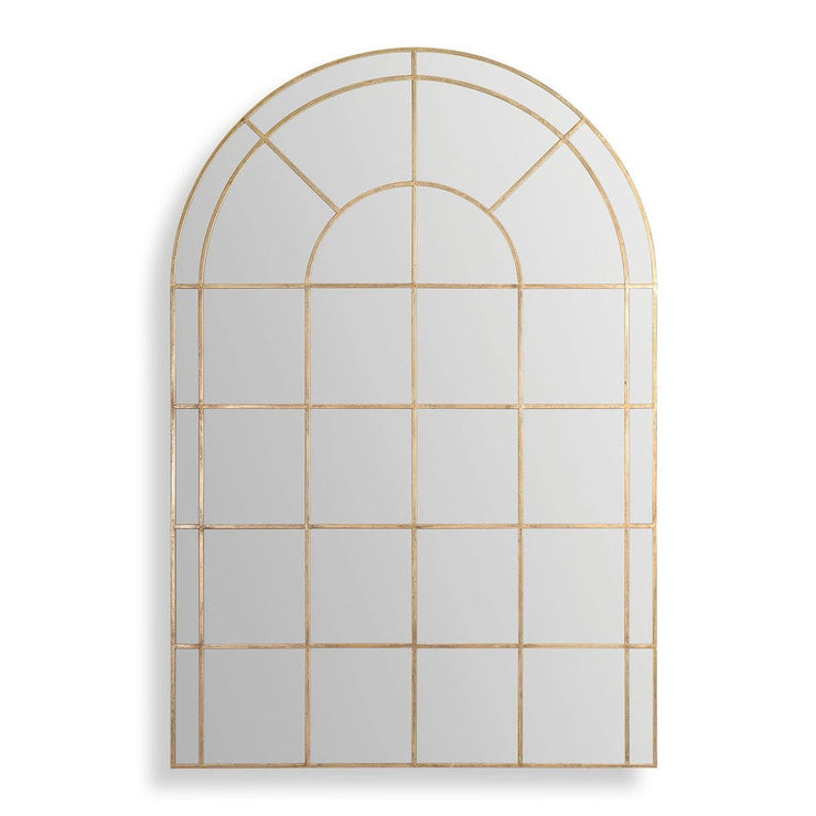 Uttermost Grantola Warm Antique Gold Leaf Arch Mirror
