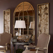 Uttermost Grantola Warm Antique Gold Leaf Arch Mirror