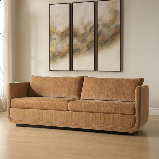 Uttermost Abound Ginger Textured Chenille Sofa