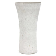 Uttermost Floreana White Textured Ceramic Tall Vase