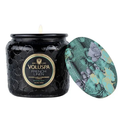Voluspa French Linen Petite Jar Candle ~ 4.5oz