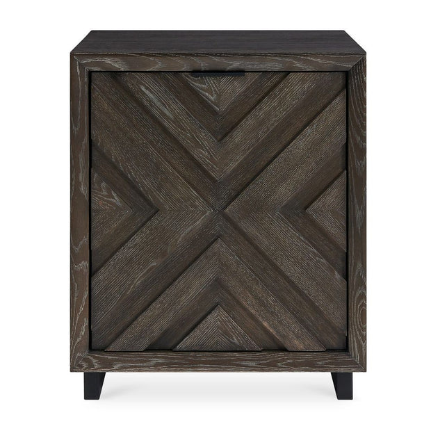 Uttermost Barrett Dark Chocolate Oak Cabinet