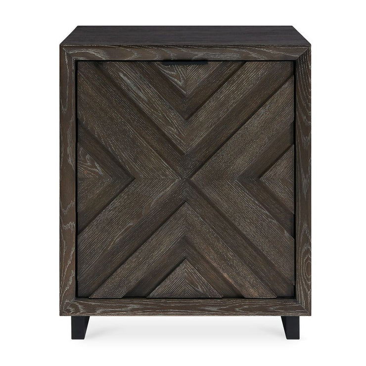 Uttermost Barrett Dark Chocolate Oak Cabinet