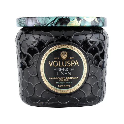 Voluspa French Linen Petite Jar Candle ~ 4.5oz