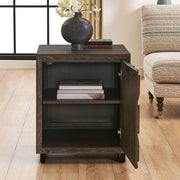 Uttermost Barrett Dark Chocolate Oak Cabinet