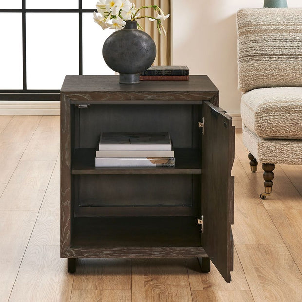 Uttermost Barrett Dark Chocolate Oak Cabinet
