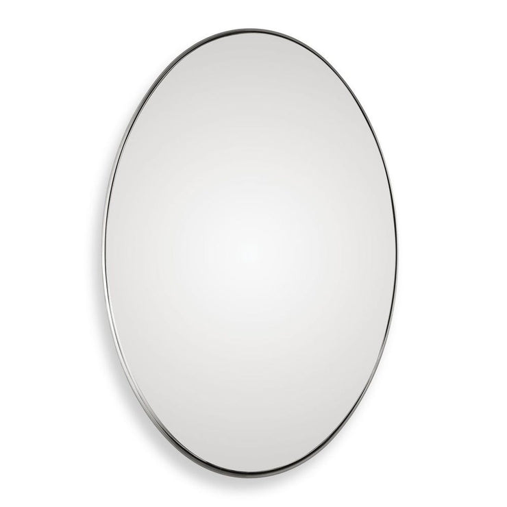 Uttermost Pursley Steel Brushed Nickel Oval Mirror