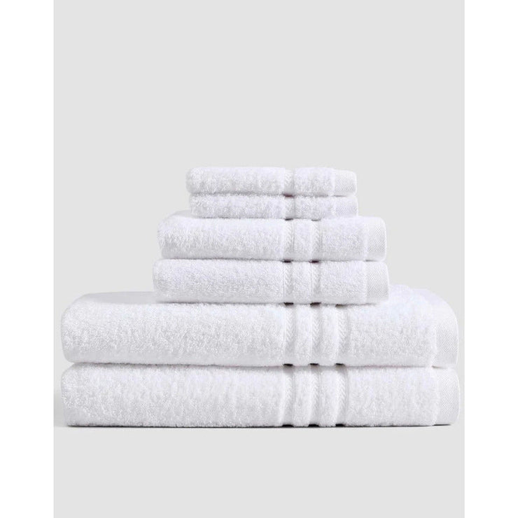 Sunday Citizen Ultra Plush White Towel Set 2 Bath Towels, 2 Hand Towels and 2 Washcloths