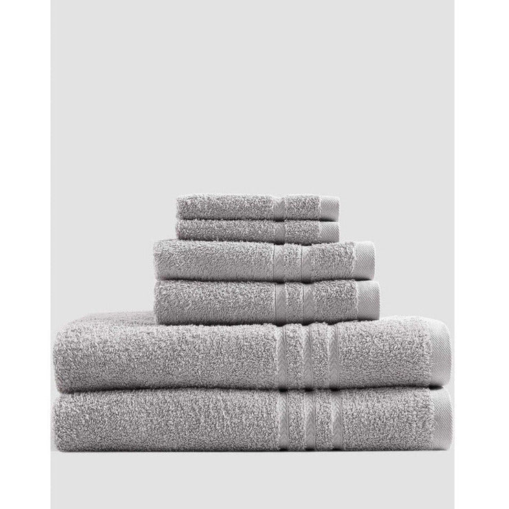Sunday Citizen Ultra Plush Stone Towel Set 2 Bath Towels, 2 Hand Towels and 2 Washcloths