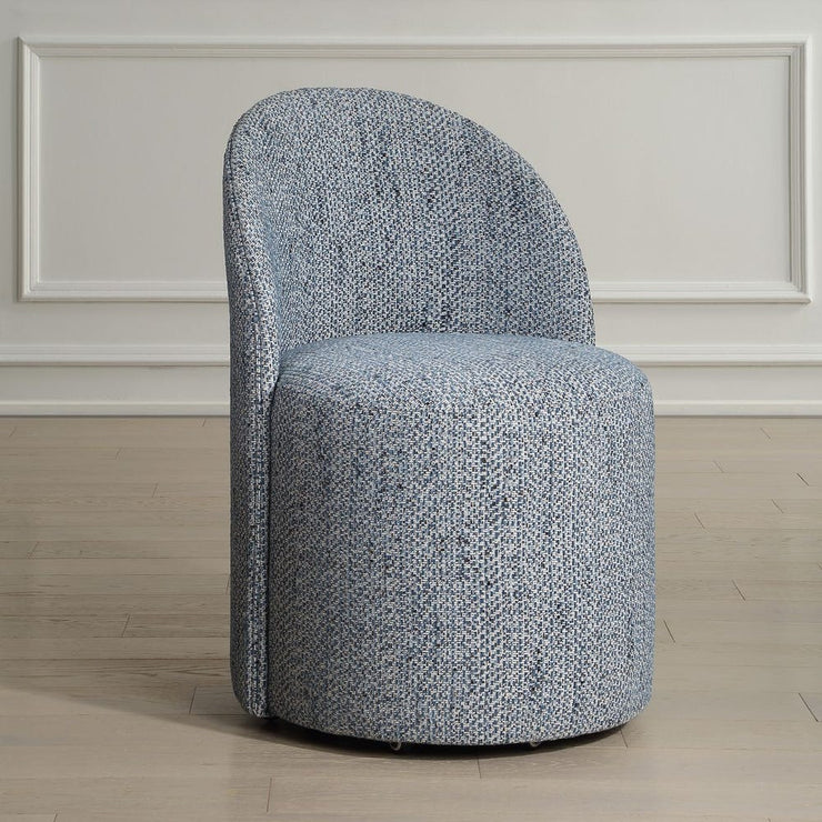 Uttermost Roll With It Denim Chenille Dining Chair