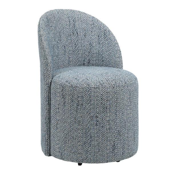 Uttermost Roll With It Denim Chenille Dining Chair