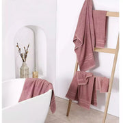 Sunday Citizen Ultra Plush Antique Rose Towel Set 2 Bath Towels, 2 Hand Towels and 2 Washcloths
