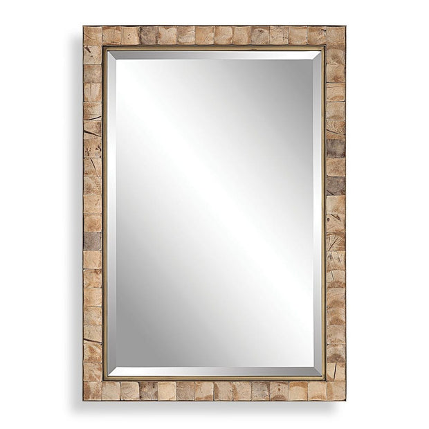 Uttermost Cocos Rectangle Coconut Shells Mirror