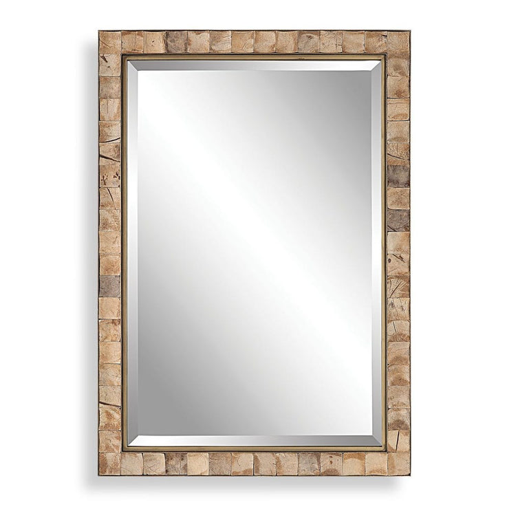 Uttermost Cocos Rectangle Coconut Shells Mirror