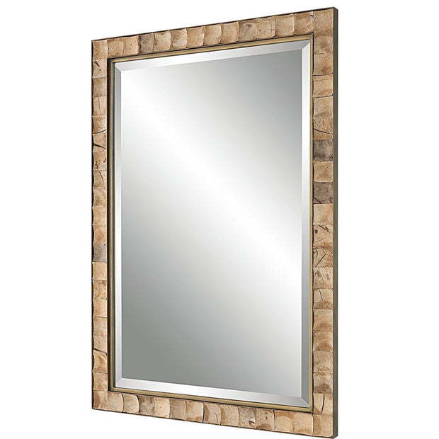 Uttermost Cocos Rectangle Coconut Shells Mirror
