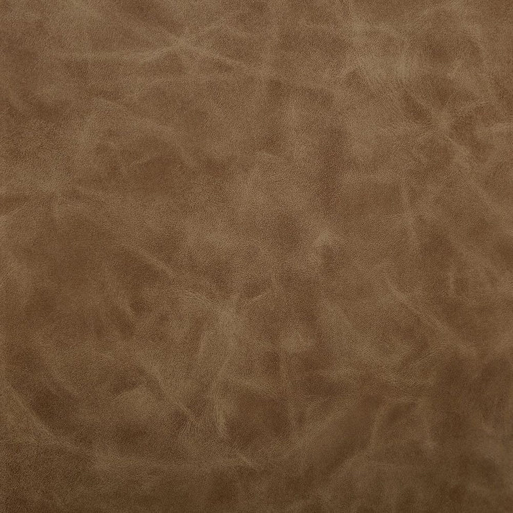 Uttermost Conifer Camel Faux Leather Modern Dining ArmChair