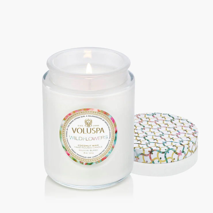 Voluspa Wildflowers Large Jar Candle ~18oz