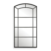 Uttermost Camber Rich Satin Black Arch Mirror