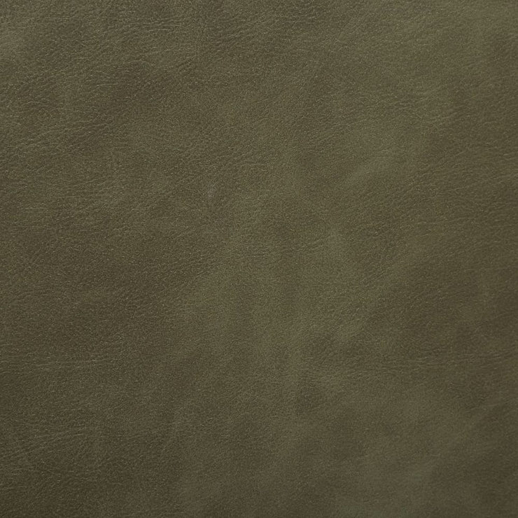 Uttermost Conifer Pine Green Distressed Faux Leather Modern Dining ArmChair