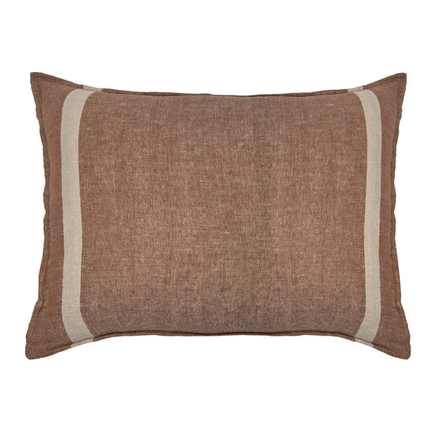 Pom Pom at Home Rory Terra Cotta and Flax Big Pillow with Insert ~ 28 x 36 (Copy)