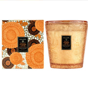 Voluspa Spiced Pumpkin Latte 3 Wick Hearth Candle 38 oz. ~ LIMITED QUANTITIES