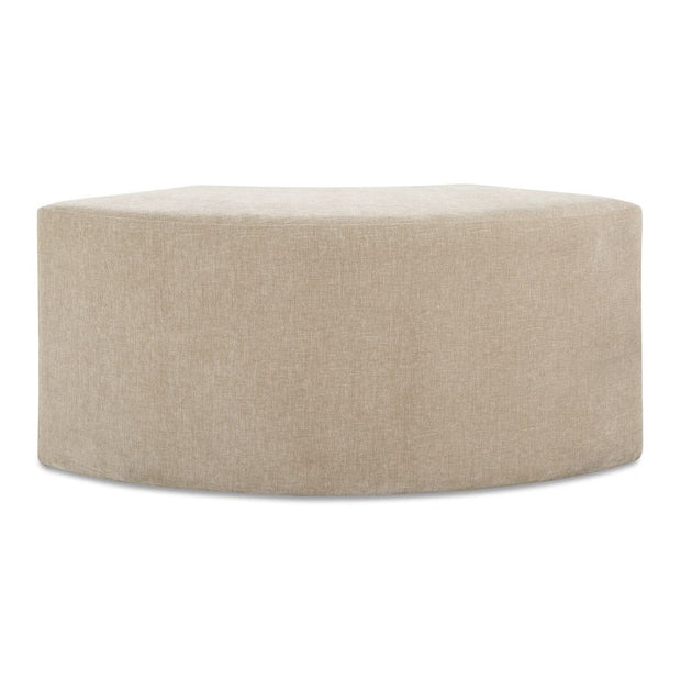 Uttermost Khai Cream Velvet Curved Bench