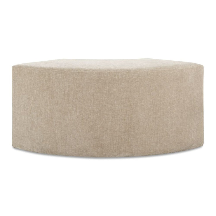 Uttermost Khai Cream Velvet Curved Bench