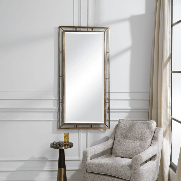 Uttermost Farrow Copper Cladding Iron Mirror