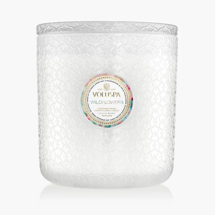 Voluspa Wildflowers 5 Wick Hearth Candle ~ 123oz