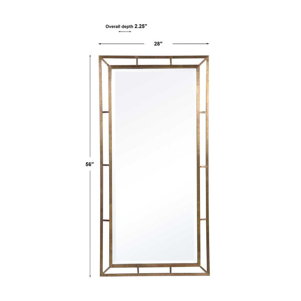 Uttermost Farrow Copper Cladding Iron Mirror