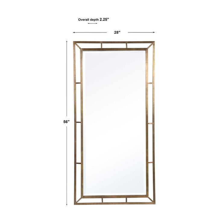 Uttermost Farrow Copper Cladding Iron Mirror