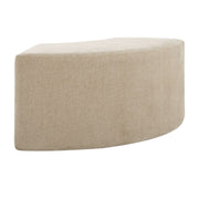 Uttermost Khai Cream Velvet Curved Bench
