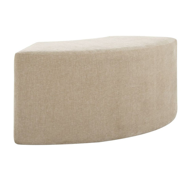 Uttermost Khai Cream Velvet Curved Bench