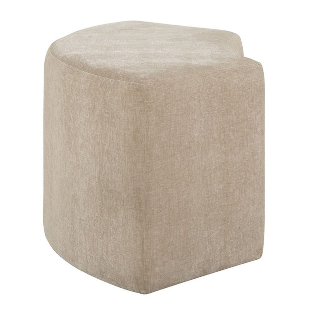 Uttermost Khai Cream Velvet Curved Bench