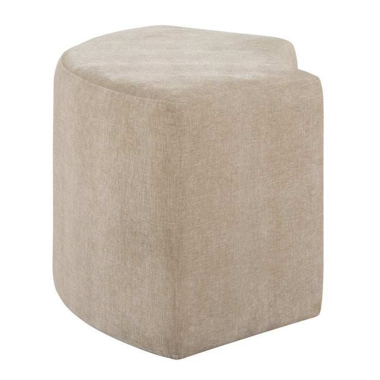 Uttermost Khai Cream Velvet Curved Bench