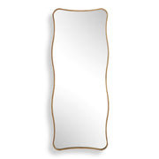 Uttermost Pavia Curvy Antique Gold Iron Tall Mirror