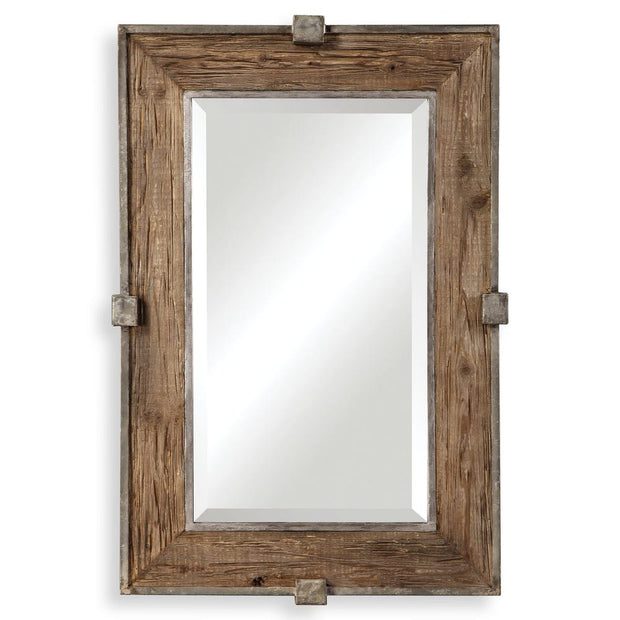 Uttermost Siringo Weathered Fir Wood  Mirror
