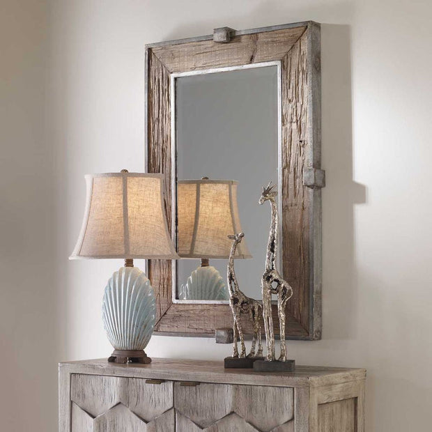 Uttermost Siringo Weathered Fir Wood  Mirror