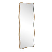 Uttermost Pavia Curvy Antique Gold Iron Tall Mirror