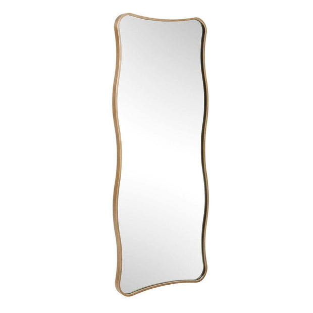 Uttermost Pavia Curvy Antique Gold Iron Tall Mirror