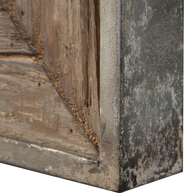 Uttermost Siringo Weathered Fir Wood  Mirror
