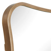 Uttermost Pavia Curvy Antique Gold Iron Tall Mirror